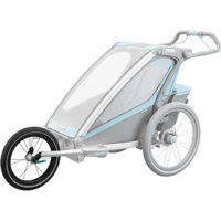 Thule 0872299043002 Chariot Jogging Kit 1 für 1-sitzige Kinderanhänger, Silber