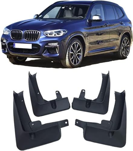 4 Stück Auto Schmutzfänger Spritzschutz für BMW X3 G01 2018-2023, VerschleißFest Und Wasserdicht Sind KotflüGel Vorne Und Hinten Spritzschutz Kit