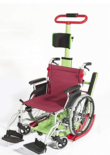 GZZ 2018 Treppensteigen Rollstuhl Elektrisch im Obergeschoss Rollstuhl Oben Spezialfahrzeug Behinderten Treppensteiger,Grün,63 * 56 * 112cm
