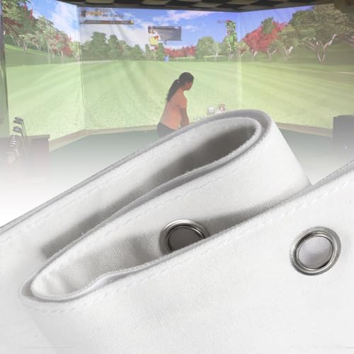 Golf-Schlagschutz, Premium-Golfschlagschutz für das Golftraining, robuster HD-Golfsimulator-Bildschirm für das Golftraining im Innen- und Außenbereich,singlelayer-3 * 2m