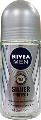 12 x NIVEA FOR MEN Deo Herren Roll On Silver Protect 50 ml
