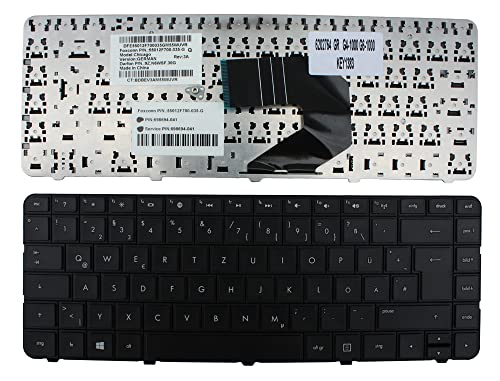Keyboards4Laptops kompatibel Deutsch Gestaltung Schwarz Windows 8 Laptop Tastatur Ersatz für HP Pavilion g6-1110sg