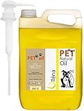 Oïléna - Bio 6-in-1 Öl für Haustiere | Reich an Omega 3, 6, 9 und Vitamin E | Unterstützt Immunsystem und Energie | Für gesunde Haut und Fell | Ideal für Hunde und Katzen Aller Altersgruppen, 2000 ml
