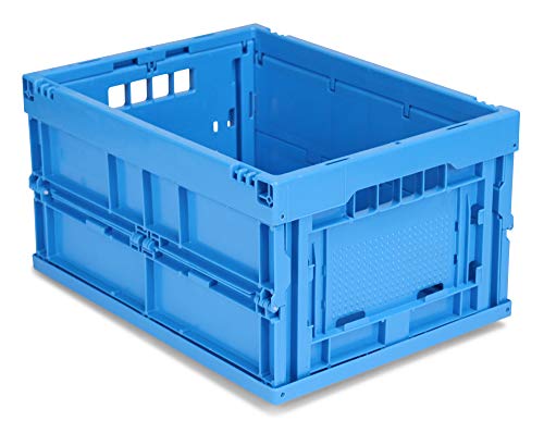 1a-TopStore Faltbox/Klappbox FB 400/220-0, 22 Liter, 400x300x220 mm (LxBxH), blau, Industriequalität