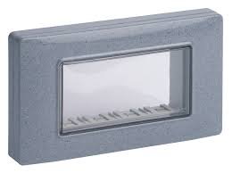 VIMAR Oberfläche Boxen – Deckel IP55 4 Modul mit Schraube grau granit