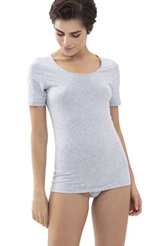 Mey Basics Serie Cotton Pure Damen Shirts 1/2 Arm Blau 46