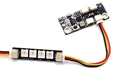 HELEISH RC LED Light Control Board 2-6S 5V /2,5A WS2812 4 parallel geschalteten Lampen for RC Drone FPV Racing DIY Montageteile (Color : WS2812 LED Light)