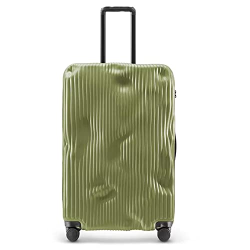 PRUJOY Von der Fluggesellschaft zugelassenes Handgepäck, Handgepäckkoffer mit Aluminiumrahmen und Spinnerrädern, großes aufgegebenes Gepäck (B 20 inches)