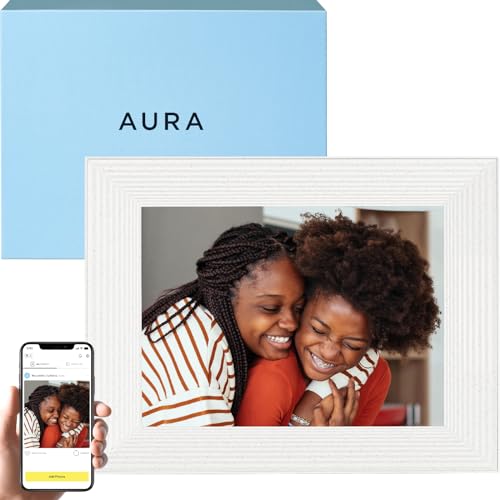 AURA smart-digital-bilderrahmen-9-zoll-free Unlimited Speicher hd WiFi Rahmen der Beste Weg, um Share Fotos zusammen spüren von auswärts Quarz