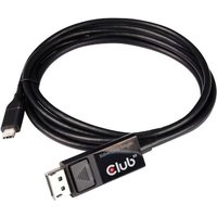 Club 3D USB Adapterkabel 1,8m Typ-C zu DisplayPort 8K60Hz HDR schwarz CAC-1557