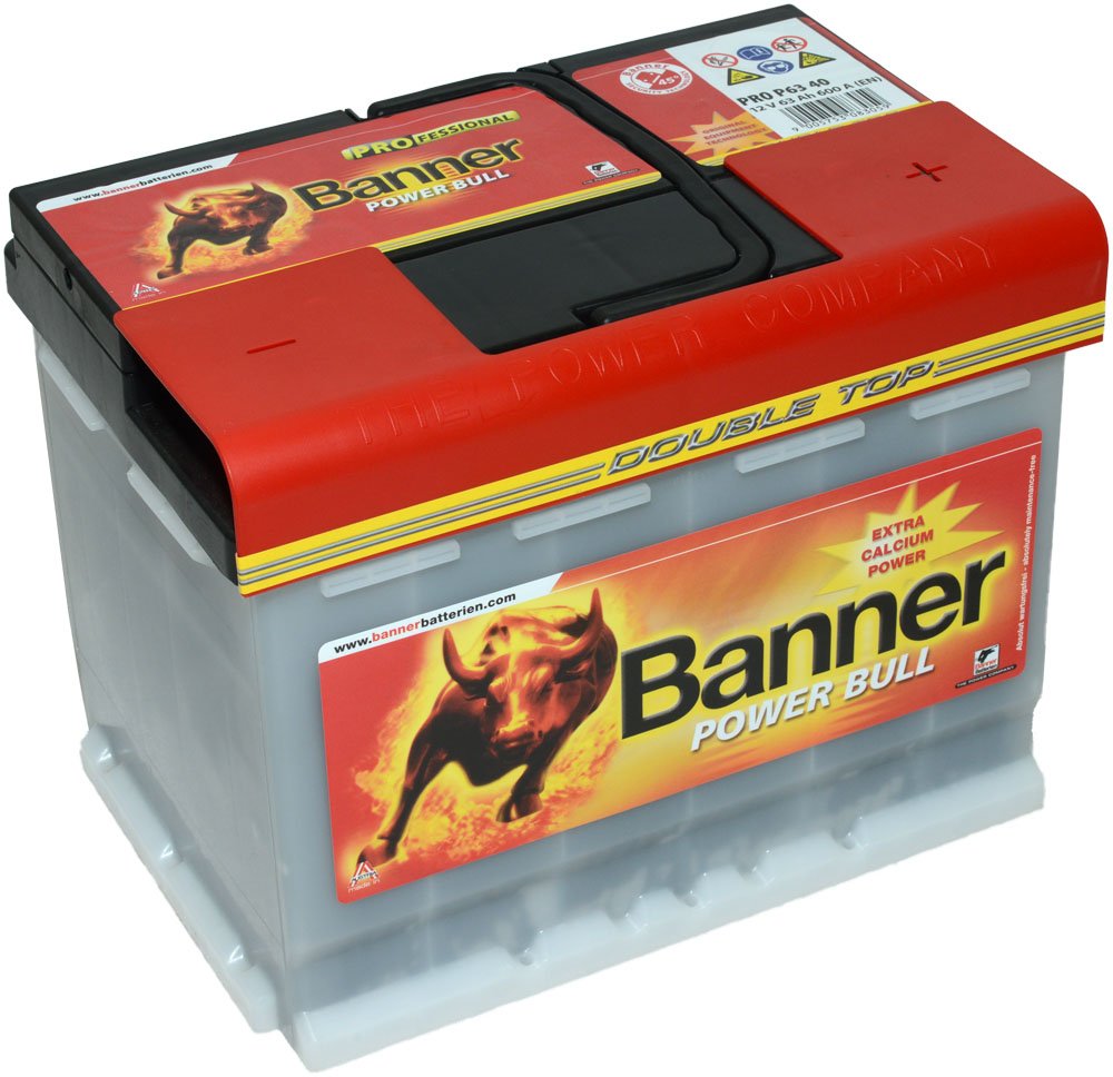 Banner Power Bull Professional 12 V 63 Ah P6340
