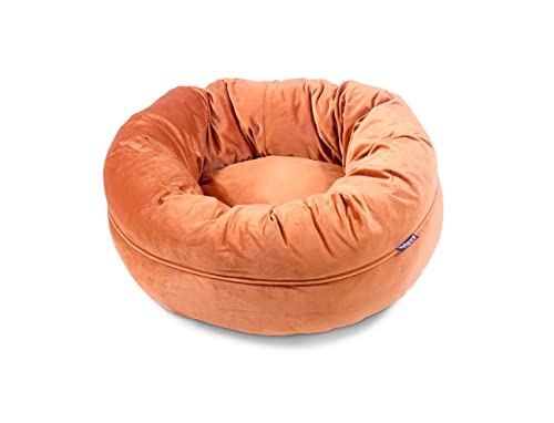 Savic 13936 Donut Hundebett, Durchmesser 60x25cm, M, orange
