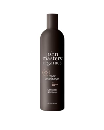 John Masters Organics Repair Conditioner für geschädigtes Haar mit Honig & Hibiskus, 473 ml