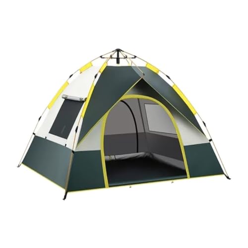 Tent Camping Tragbares Zelt For Den Außenbereich, Vollautomatisches, Schnell Zu Öffnendes Campingzelt, Regensicheres Camping-Reisezelt For Mehrere Personen Zelt ( Color : Green , Size : 200*200*135cm