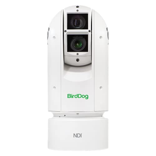 BirdDog Eyes A300 PTZ Kamera in Weiß IP67 Extreme Wetterbeständig Full NDI w/Sony Sensor & SDI