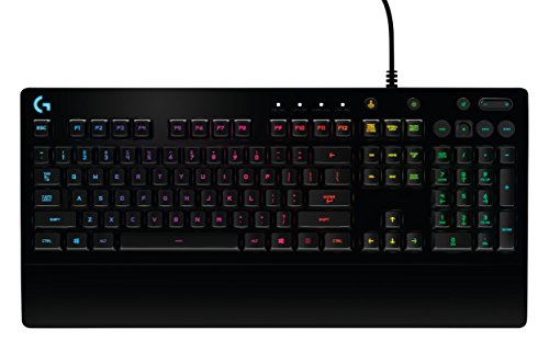 Logitech G213 Gaming Tastatur Prodigy (mit RGB Hintergrundbeleuchtung, Qwerty Spanisches Tastaturlayout)