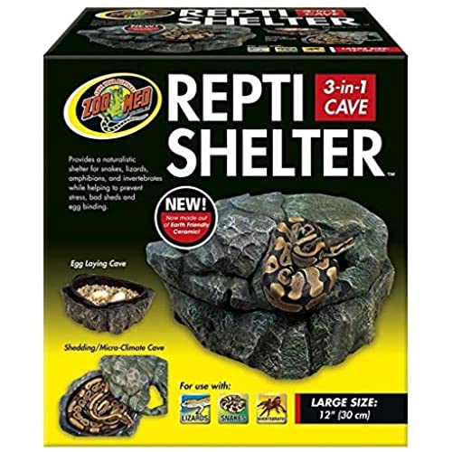 Zoo Med RC-30 Repti Shelter 3 in 1 Höhle für Reptilien und Amphibien SM