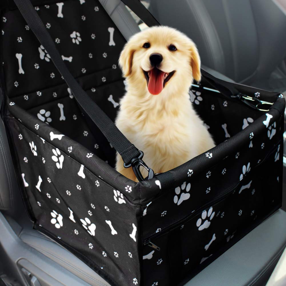 lahomie Autositz Korb für Haustiere, aus Oxford-Stoff, Sitzbezug für Auto-Hängematte, robuste Tasche für Haustiere und Reisen