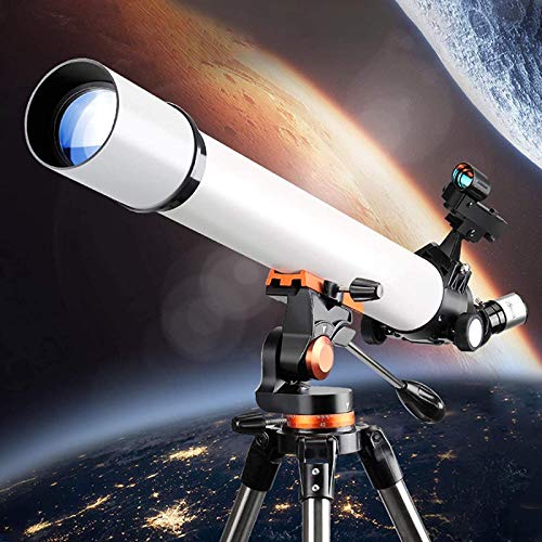 Teleskop-Geschenk-Refraktor-Teleskop, 700/70-mm-Teleskop für Anfänger, professionelles Astronomie-Reiseteleskop für Erwachsene, mit Ständer + Sucherfernrohr + Reiserucksack + 2 E