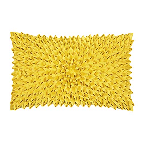PAD - Sentiment - Kissenhülle - Polyester - Velour-Optik - Yellow - 30 x 50cm - Lieferung erfolgt OHNE Füllung!