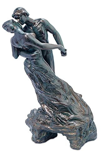 IMPEXIT Reproduktion Skulptur Walzer von Camille CLAUDEL Bronzefarben 27/13/9 cm