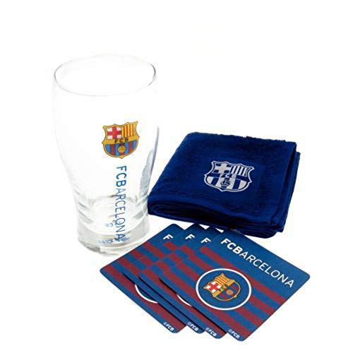 Barcelona FC Football Club Mini Bar Set Official Football Merchandise