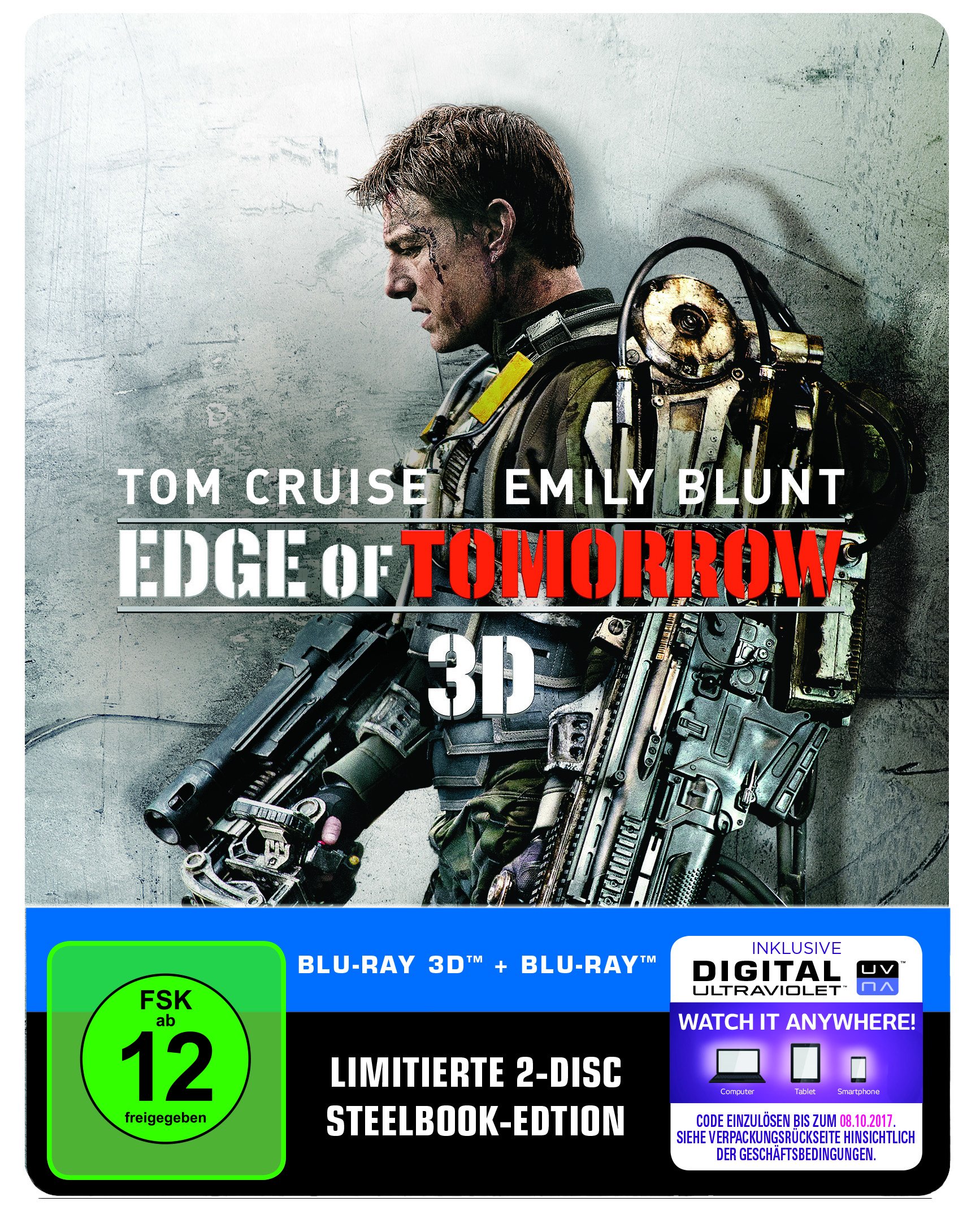 Edge of Tomorrow Steelbook (exklusiv bei Amazon.de) [3D Blu-ray] [Limited Edition]
