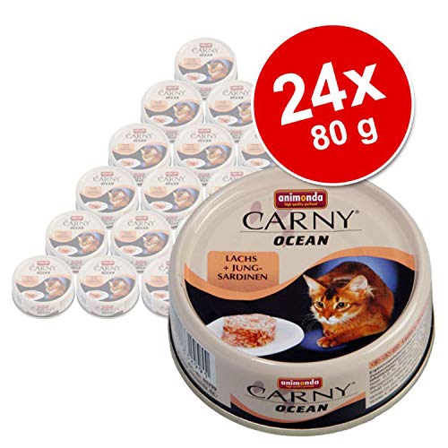 Animonda Carny Ocean – Mischpackung: 4 Sorten 24 x 80 g