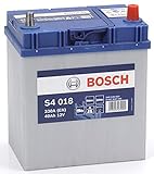 Bosch S4018 - Autobatterie - 40A/h - 330A - Blei-Säure-Technologie - für Fahrzeuge ohne Start-Stopp-System