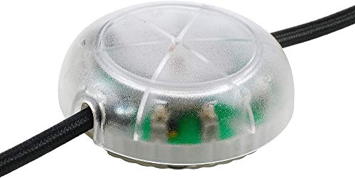 LED-DIMMERSCHALTER-Druck-Taster-Dimmer 2400x0800 (T24.08) auch HV-HALOGEN + Glühlampen 5-150 W/VA (LED 3-55W) - Farbe: transparent - LUMEO ECO MOBIL