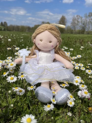 Sweety Toys, Engel, Puppe 13326 Stoffpuppe Ballerina Fee Plüschtier Prinzessin 40 cm Weiss