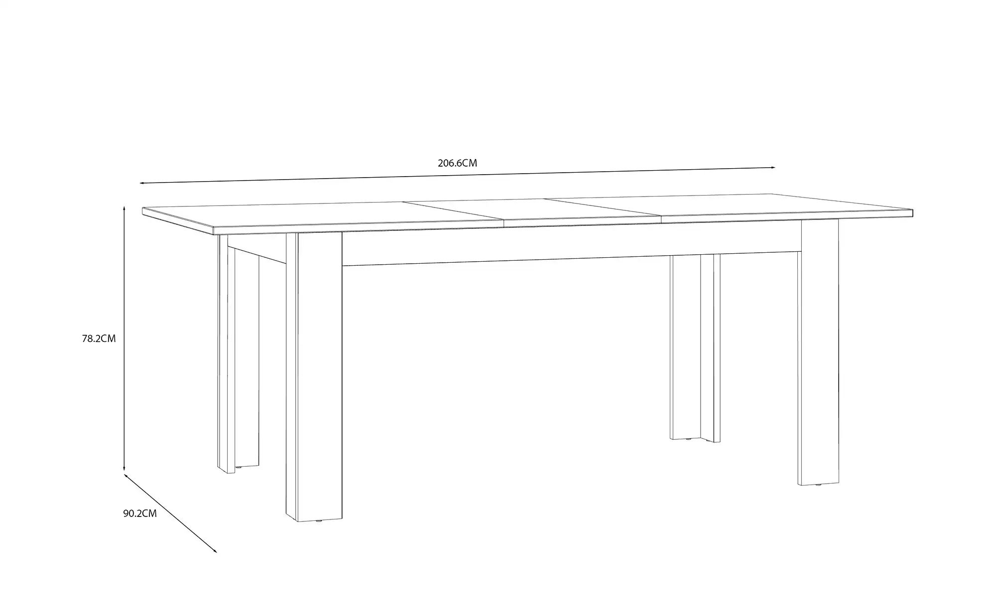 Esstisch ¦ Maße (cm): B: 90 H: 78 Tische > Esstische - Möbel Kraft 4