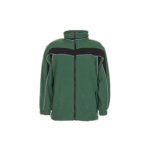 Planam Fleece Jacke "Plaline" größe XXXL in grün / schwarz, mehrfarbig, 2565064