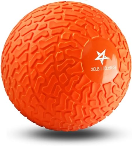 Yes4All Slam Balls (Orange) 13,6 kg für Kraft- und Crossfit-Workout - Slam Medizinball, Orange Beast (D7SL)