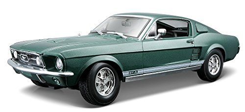 1967 Ford Mustang GTA Fastback [Maisto 31166], Metallic Grün, 1:18 Die Cast by Maisto