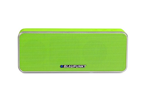 BLAUPUNKT BT 6 GR Bluetooth Lautsprecher mit Mikrofon, Freisprecheinrichtung, eingebauter Akku für MP3 grün