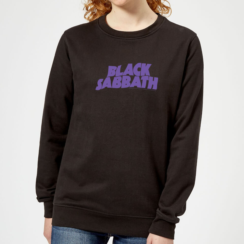 Black Sabbath Logo Damen Sweatshirt - Schwarz - XS - Schwarz