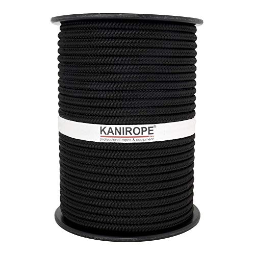 Kanirope® PP Seil Polypropylenseil MULTIBRAID 10mm 100m geflochten Farbe Schwarz (1811)