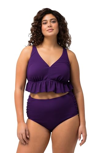 Grosse Grössen Bikini, Damen, orange, Größe: 50, Polyester/Synthetische Fasern/Elasthan, Ulla Popken