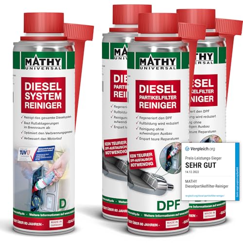 MATHY-DPF-Kur Reinigungs-Set für Diesel Partikelfilter einfache Reinigung über den Tank.