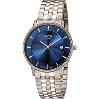 Boccia Herren Digital Quarz Uhr mit Titan Armband 3607-03