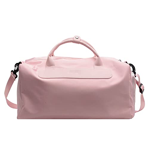 Sporttasche für Damen und Herren Reisetasche Handgepäck Tasche Weekender Bag Schwimmtasche Wasserdicht Travel Bag (pink)