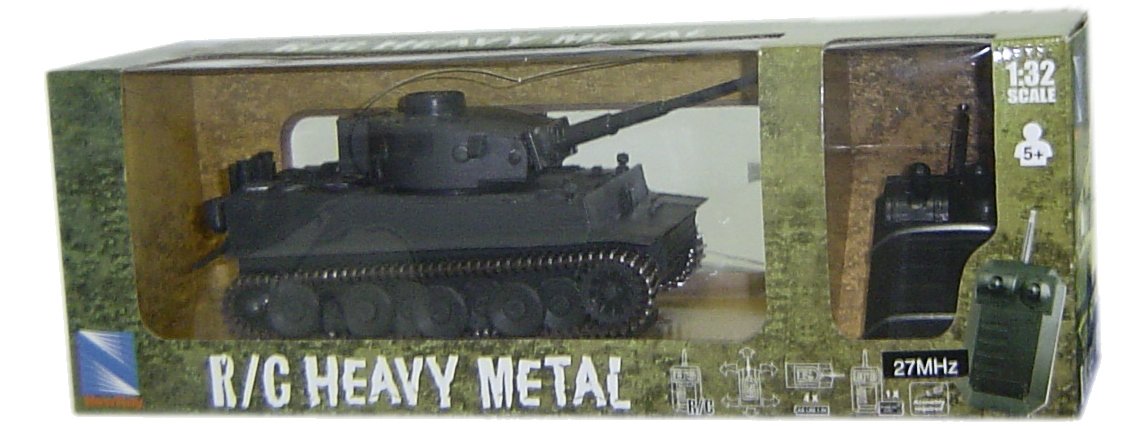 NewRay 87543 Ferngesteuerter Modell-Panzer Tiger1 Heavy Metal 1:32