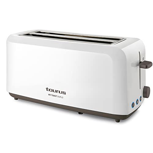 Taurus mytoast Duplo – Toaster (1450 W, 3 Funktionen, LED Beleuchtung)