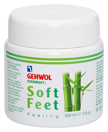 GEHWOL Fusskraft Soft Feet Peeling Fußpeeling mit Bambus, Jojoba, 500 ml