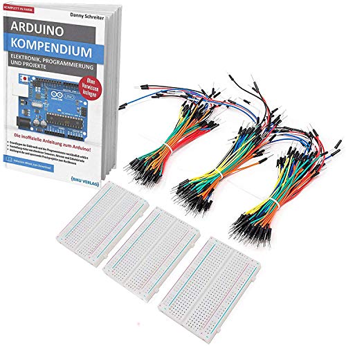 AZDelivery Großes Arduino Kompendium Buch mit gratis Mini Breadboard Kit