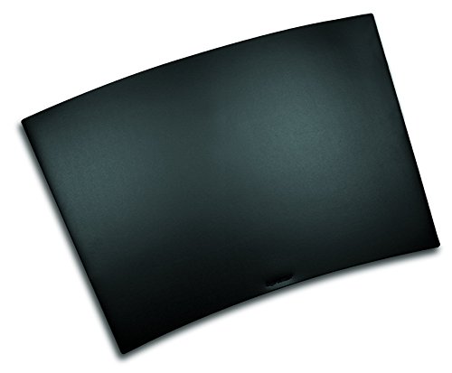 Läufer 40598 Durella Trapez Schreibtischunterlage, 50 x 70 cm, schwarz, trapezförmige Schreibunterlage