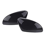 UNGOOR Car Mirror Caps for VW Golf 6 VI 2010-2012 Passat 2012-2016,Door Side Mirror Caps Rear View Mirror Cover Carbon Look Side Mirror Cap,C-A Pair