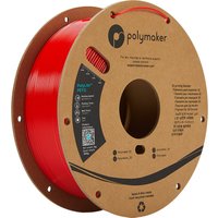 Polymaker PETG-Filament, 1,75 mm, 1 kg, starke PETG-Kartonspule – PolyLite PETG 1,75 mm rotes 3D-Drucker-Filament, Druck mit den meisten 3D-Druckern mit 3D-Filamenten