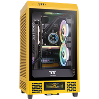 TT 41044 - Thermaltake The Tower 200 Bumblebee Mini-ITX, gelb